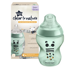 Tommee Tippee Biberon Closer To Nature 260 ml de la 0 luni Verde cu panda