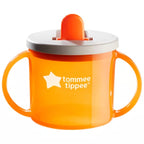 Tommee Tippee cana cu cioc si mminere First Cup Essential  190 ml 4m+ Portocaliu