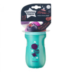 Tommee Tippee cana cu pai izoterma Straw 12m+ Roz/Turquoise
