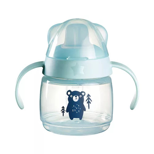 Tommee Tippee cana de tranzitie cu manere si cioc moale 150 ml 4m+
