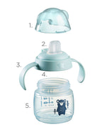 Tommee Tippee cana de tranzitie cu manere si cioc moale 150 ml 4m+