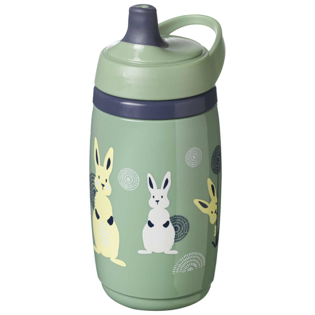 Tommee Tippee cana izoterma Super Star 266 ml 12m+ Verde cu iepuras