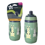 Tommee Tippee cana izoterma Super Star 266 ml 12m+ Verde cu iepuras