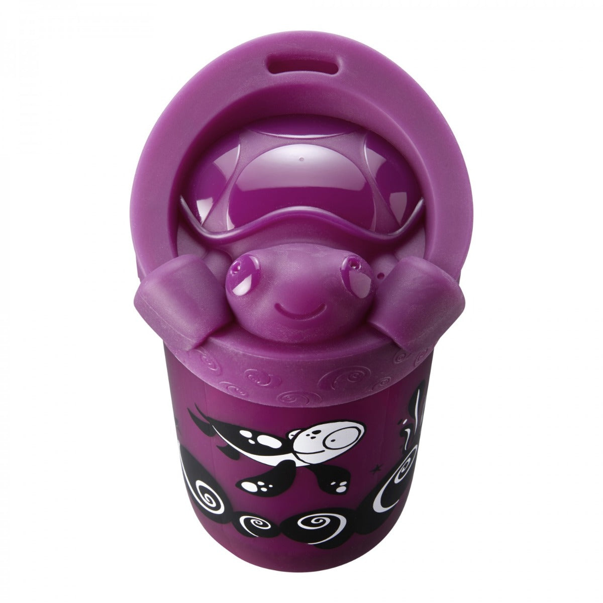 Tommee Tippee cana No Knock Super Cup 300 ml 18m+ Broscuta testoasa mov