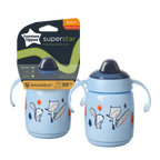 Tommee Tippee cana Super Star 300 ml 6m+ Albastru