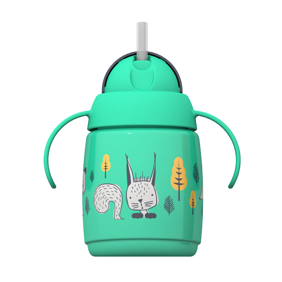 Tommee Tippee cana Super Star 300 ml 6m+ Verde