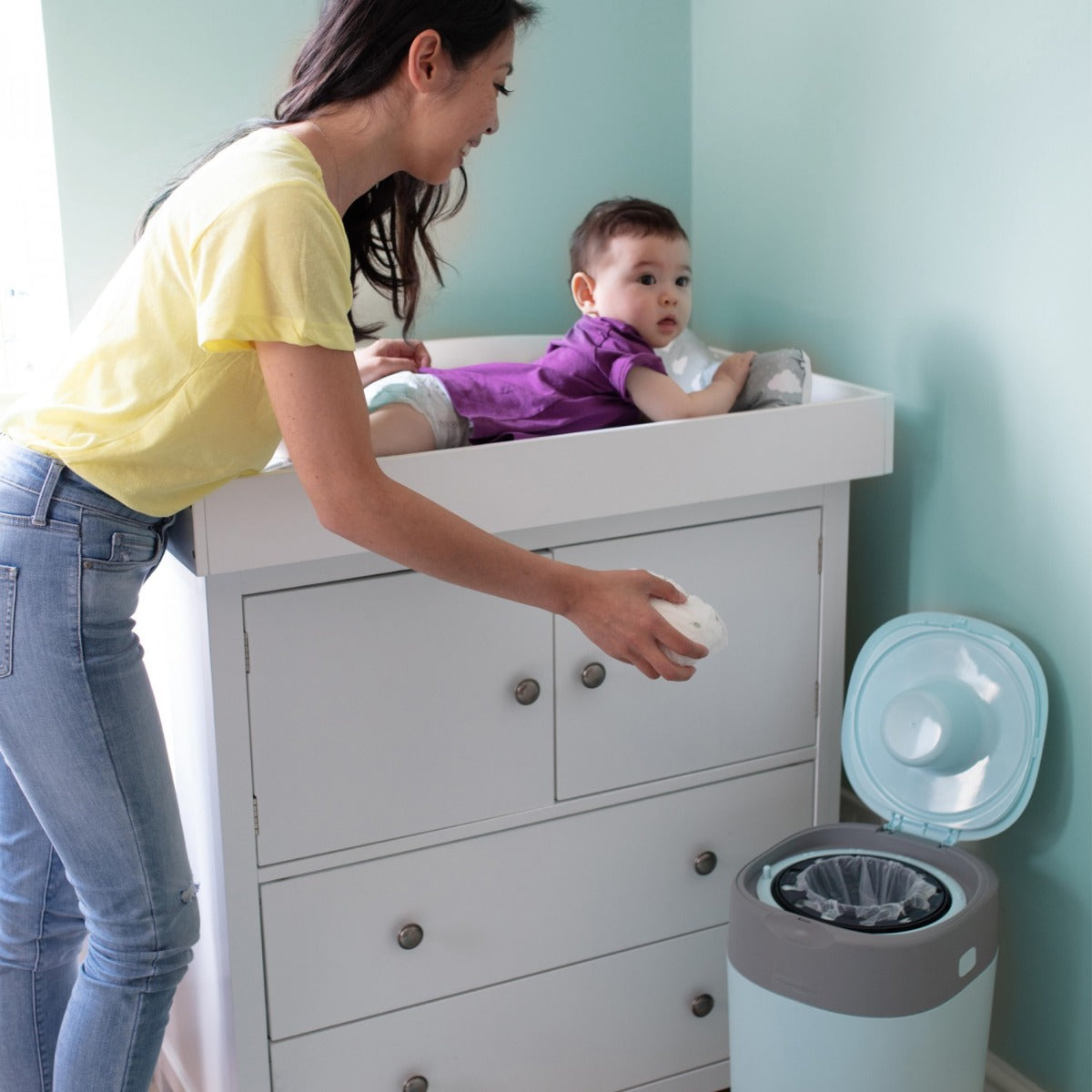 Tommee Tippee cos sangenic Twist&Click cu 1 rezerva