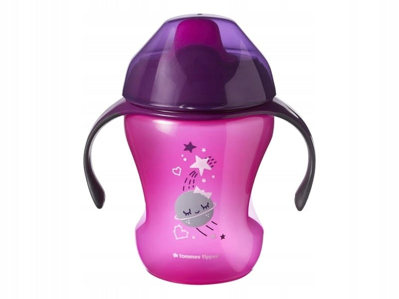Tommee Tippee Easy Drink Cup cana cu cioc si manere 230 ml 6m+ Pink Imagine principală a produsului