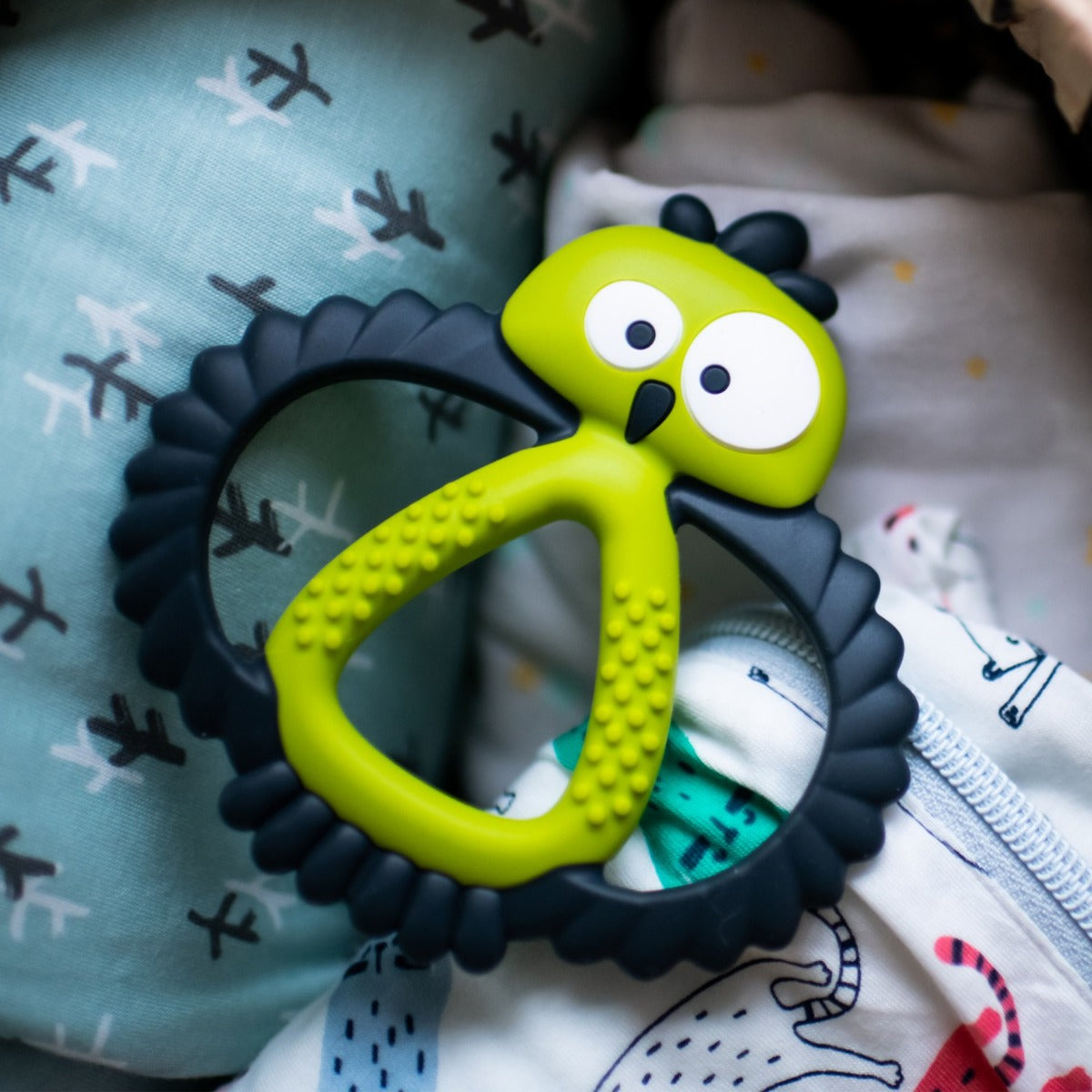 Tommee Tippee jucarie dentitie Kalani Maxi Sensory 3m+ Verde