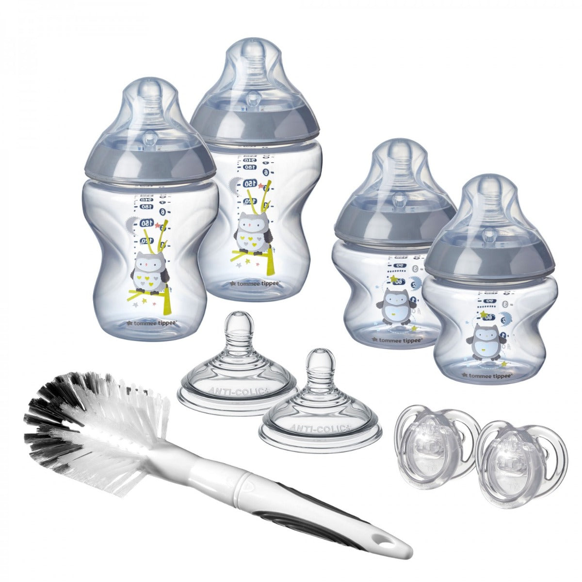 Tommee Tippee kit biberoane nou-nascut Closer To Nature 0m+ Bufnita Imagine secundară a produsului