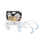 Tommee Tippee maner pentru biberon Closer To Nature 4m+, 2 buc Albastru