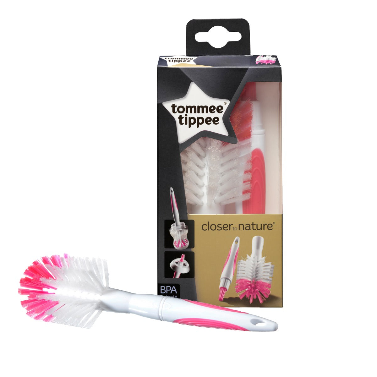 Tommee Tippee perie biberon si tetina Closer to Nature, Roz Imagine principală a produsului