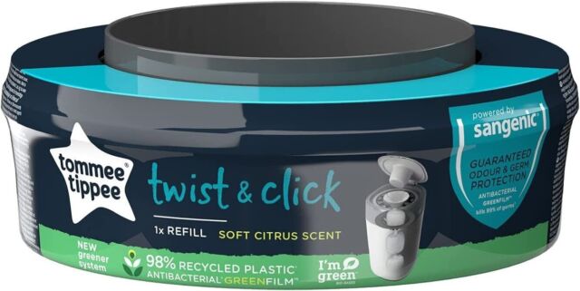 Tommee Tippee rezerva sangenic pentru modelele Tec si Twist Reciclabile, 1 buc Imagine principală a produsului