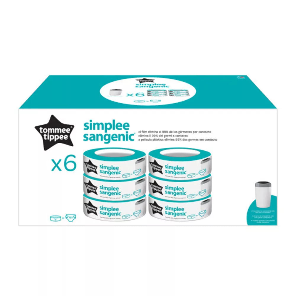 Tommee Tippee rezerva Sangenic Simplee 6 buc