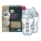 Tommee Tippee set 2 biberoane 340 ml Closer to Nature 3m+, Panda