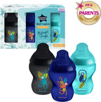 Tommee Tippee set 3 biberoane Closer To Nature 260 ml 0m+ Boy