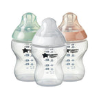 Tommee Tippee set 3 biberoane Closer To Nature 260 ml 0m+ Pastel