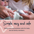 Tommee Tippee set electric pentru ingrijirea unghiilor Nail Care 0m+