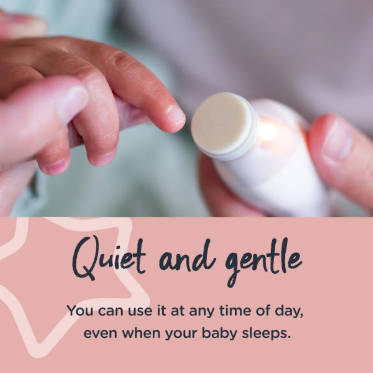 Tommee Tippee set electric pentru ingrijirea unghiilor Nail Care 0m+