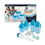 Tommee Tippee set kit biberoane Closer To Nature Advanced Anti-Colic 0m+ Albastru