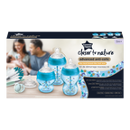 Tommee Tippee set kit biberoane Closer To Nature Advanced Anti-Colic 0m+ Albastru