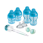 Tommee Tippee set kit biberoane Closer To Nature Advanced Anti-Colic 0m+ Albastru