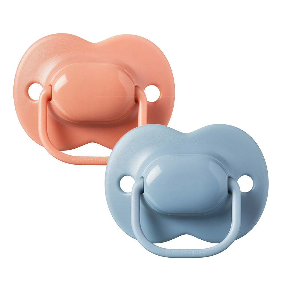 Tommee Tippee suzeta cherry latex 6-18 luni 2 buc Albastru-Coral Imagine principală a produsului