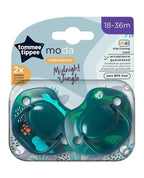 Tommee Tippee suzeta Moda 18-36 luni 2 buc Midnight Jungle