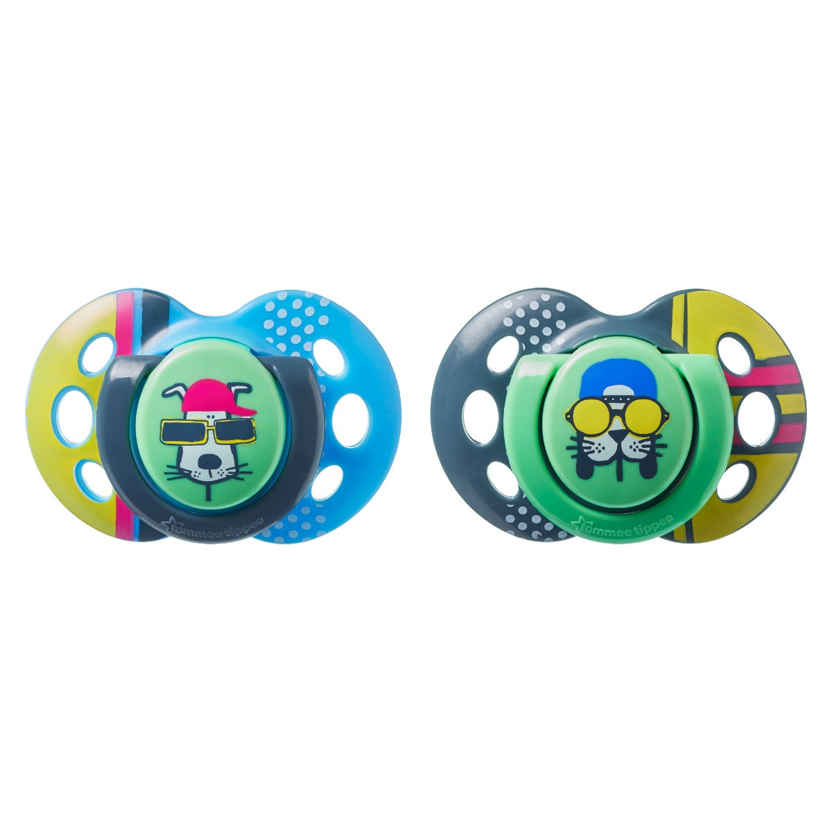 Tommee Tippee suzeta silicon ortodontica Fun Style 18-36 luni, 2 buc Catel Imagine principală a produsului