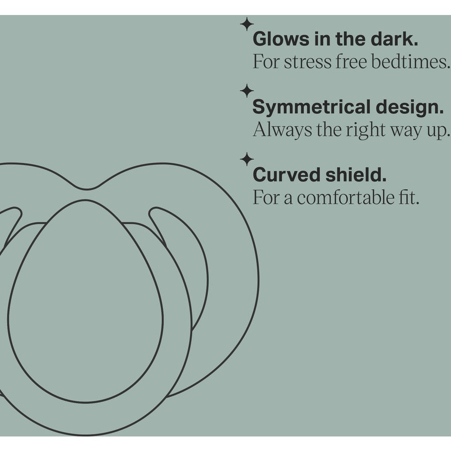 Tommee Tippee suzete fluorescente Night Time 18-36 luni