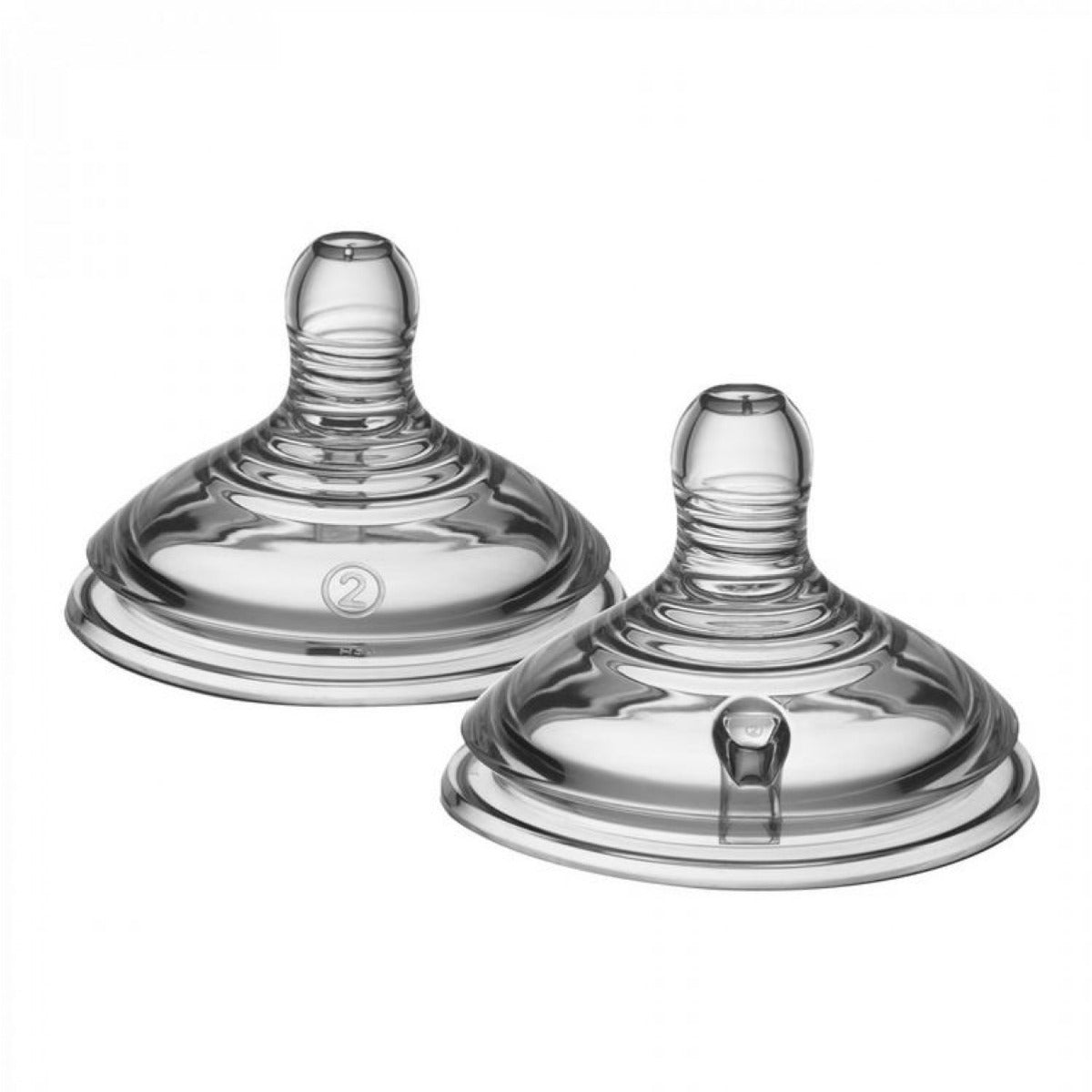 Tommee Tippee tetina din silicon flux mediu 3m+, 2 buc