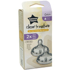 Tommee Tippee tetina silicon Closer to Nature flux lent 0m+ 2 buc