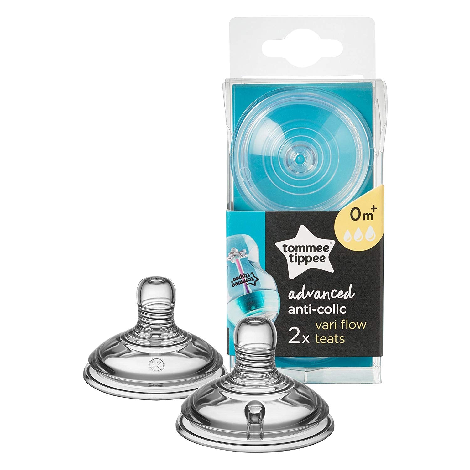 Tommee Tippee tetina silicon Advanced Anticolic cu flux variabil 0m+ 03