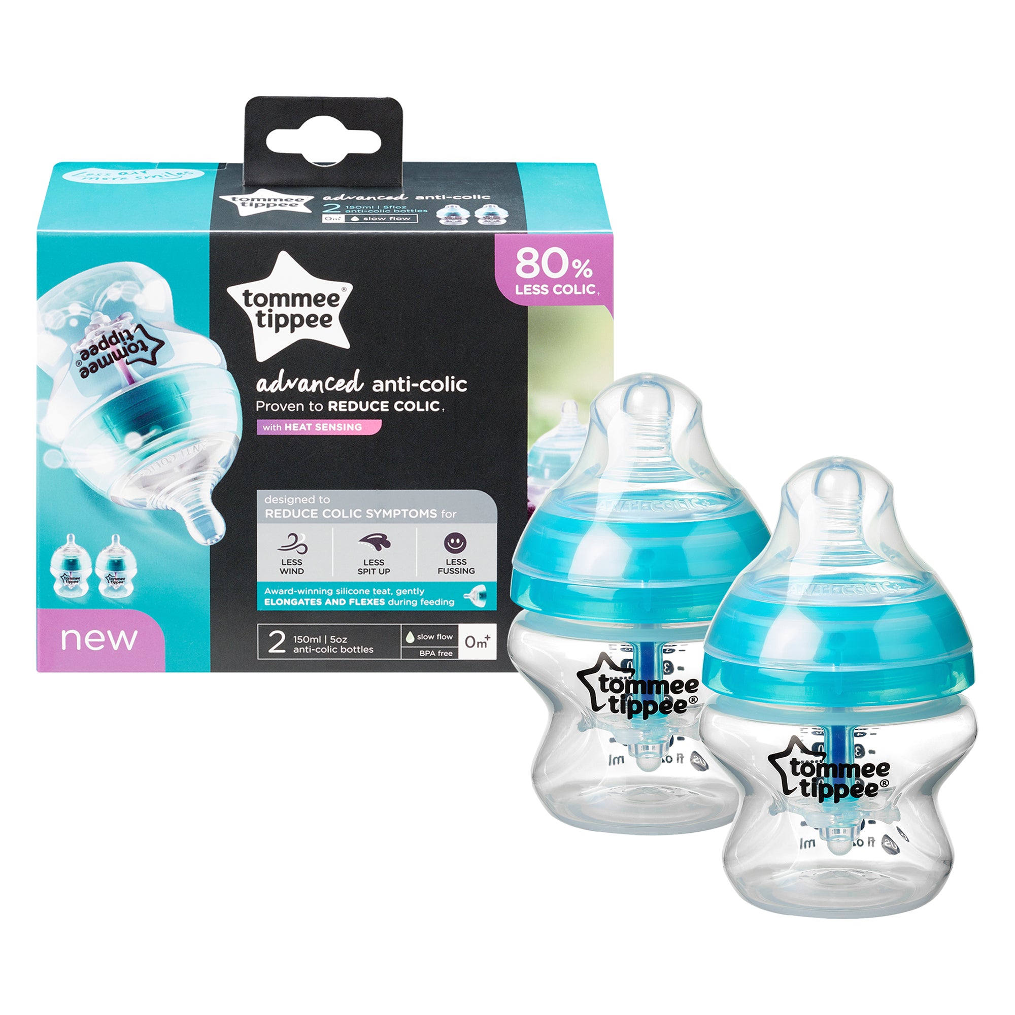 Tommee Tippee biberon Advanced Anticolic 0m+ 02
