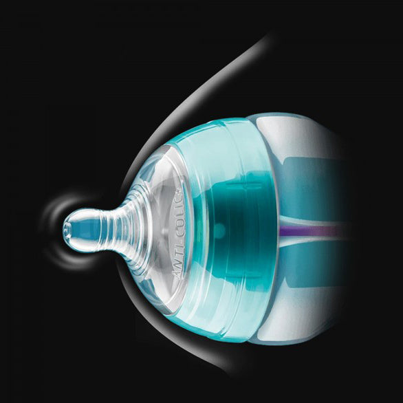 Tommee Tippee Biberon Advanced Anticolic cu sistem de ventilatie si tetina flux lent 260 ml 06