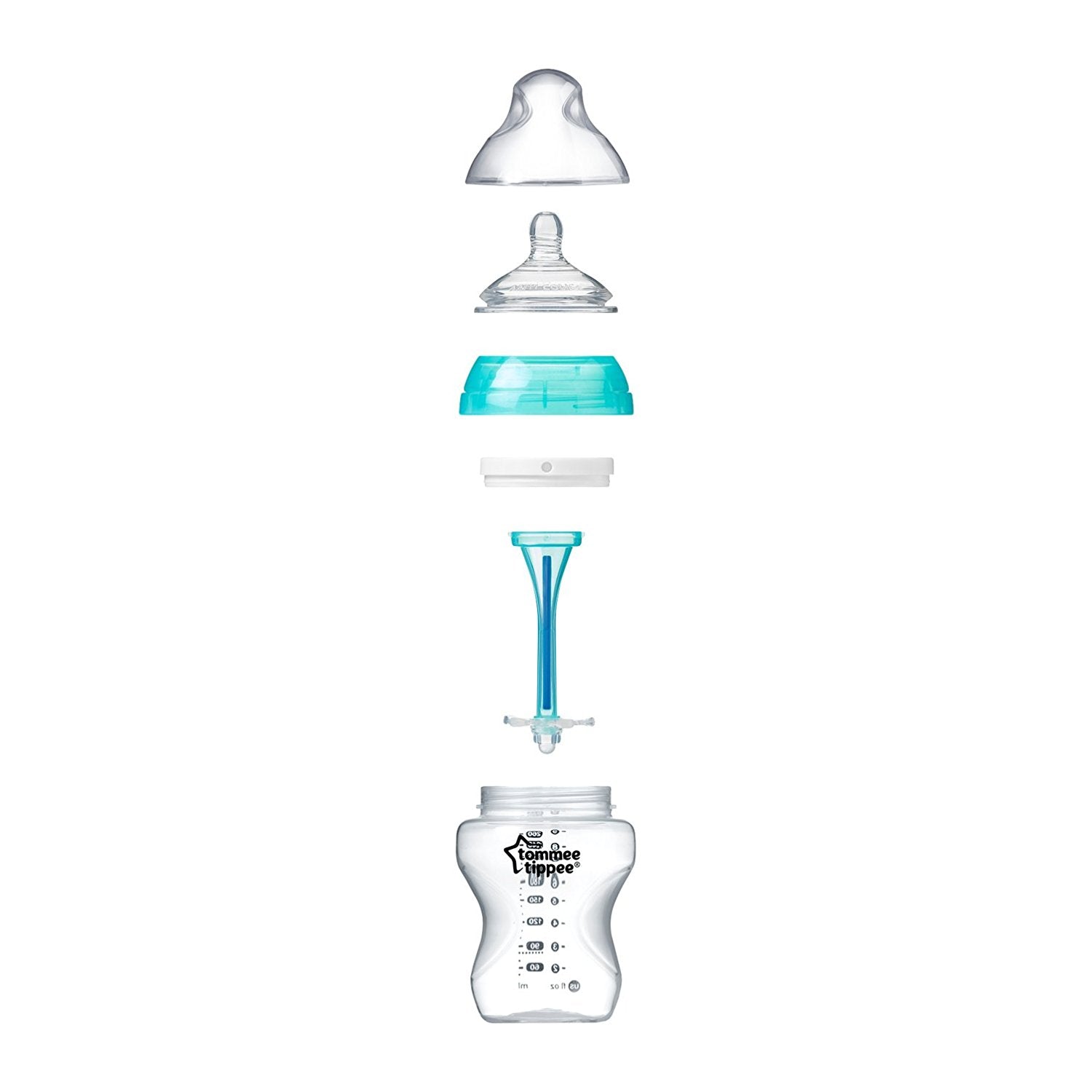 Tommee Tippee Biberon Advanced Anticolic cu sistem de ventilatie si tetina flux lent 260 ml 03