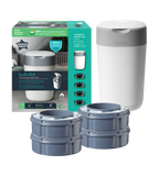 Tommee Tippee cos sangenic Twist&Click cu 4 rezerve, Alb 01