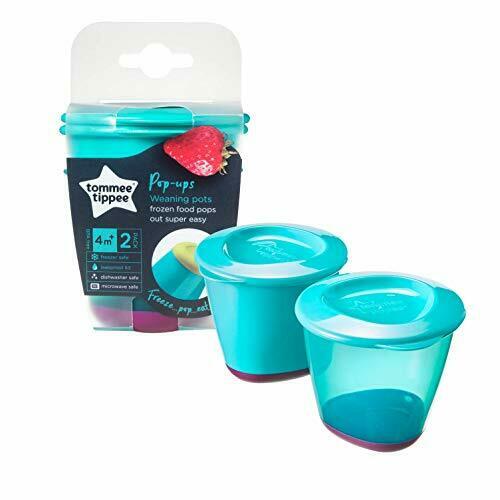 Tommee Tippee recipient de stocare Weaning Pots 4m+, 2buc Imagine principală a produsului