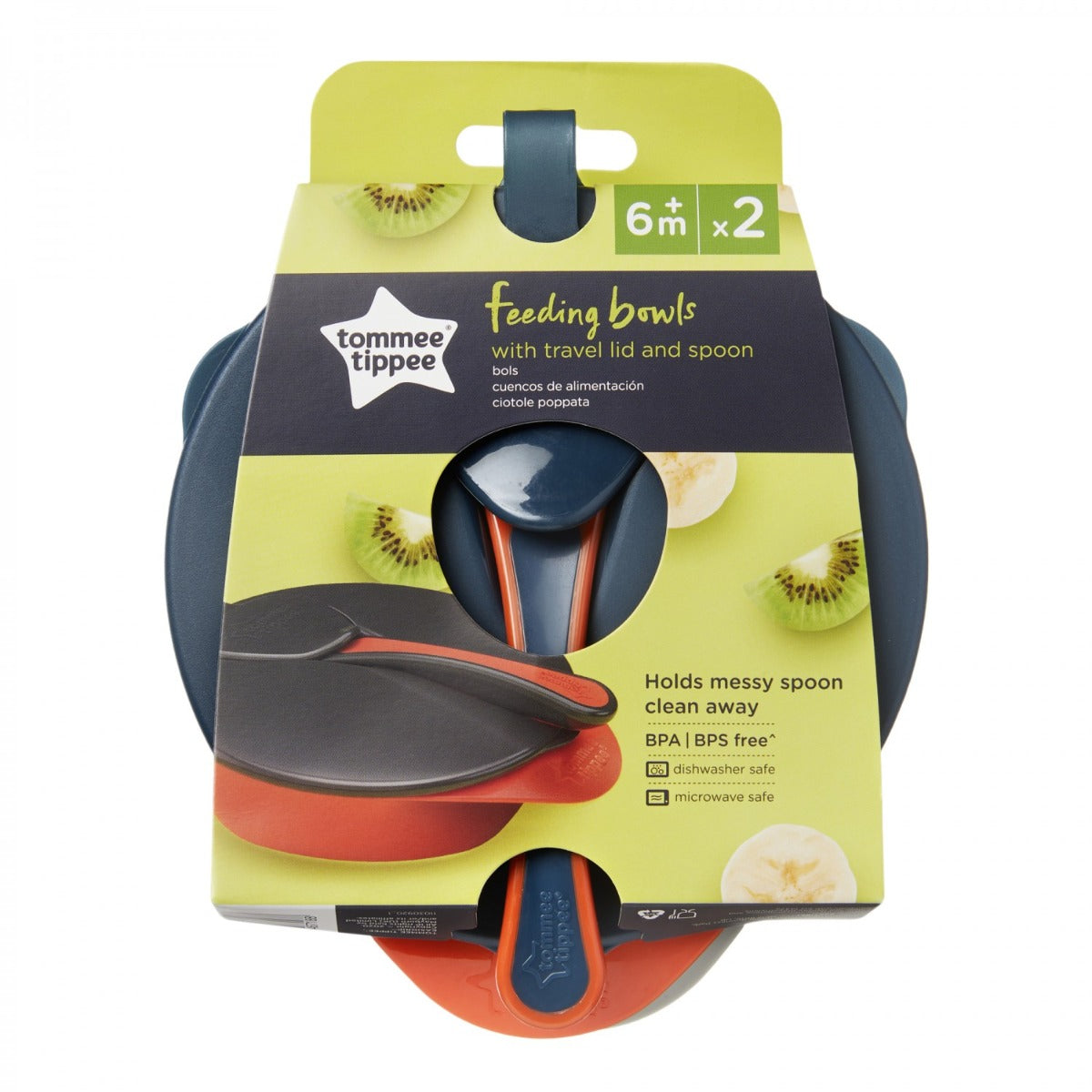 Tommee Tippee set boluri cu lingurita Feeding Bools 6m+
