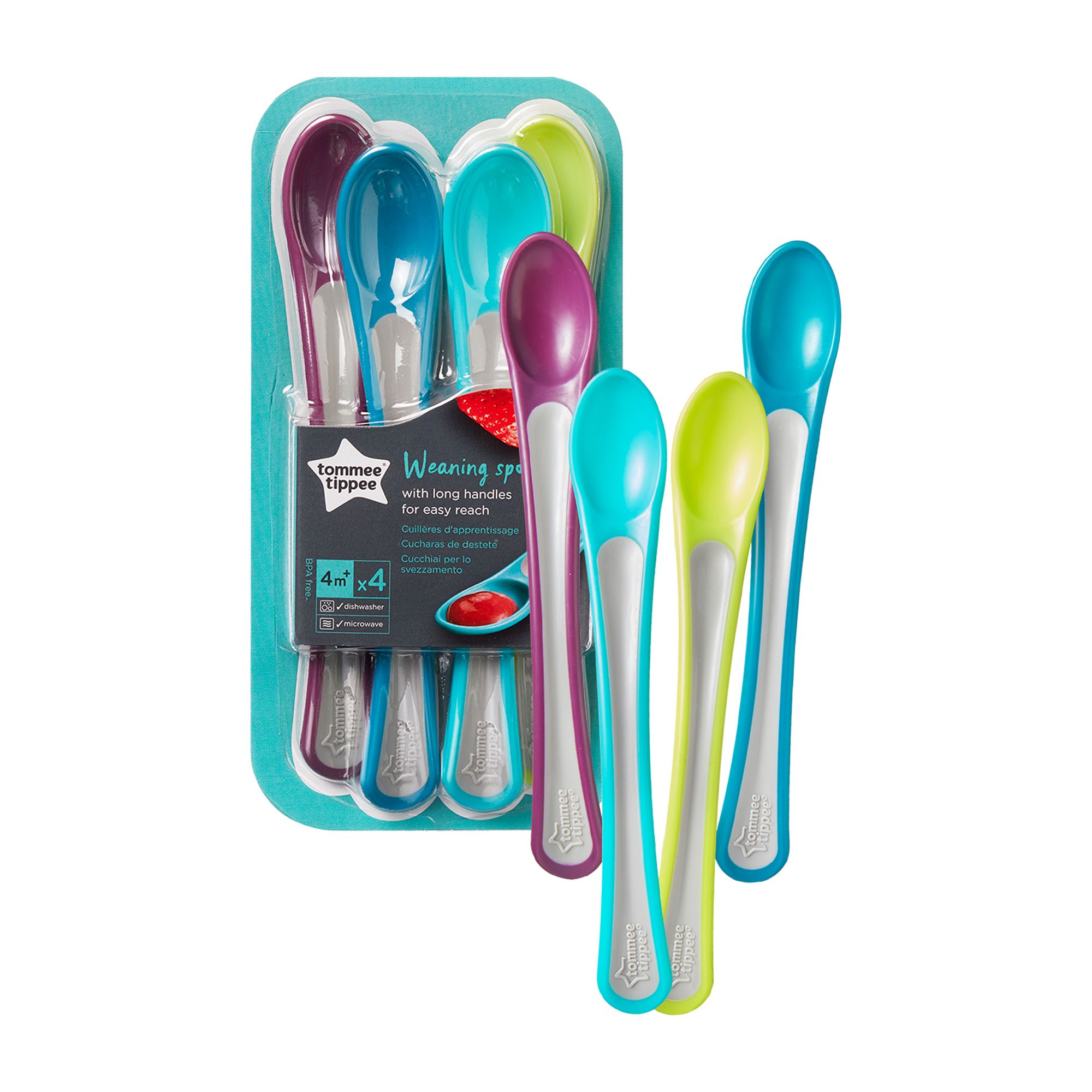 Tommee Tippee set lingurite 4 buc Weaning Spoon 01