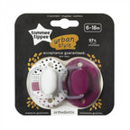 Tommee Tippee suzeta ortodontica Urban Style 6-18 luni 2 buc