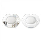 Tommee Tippee suzeta ortodontica Urban Style 0-6 luni 2 buc, White 01