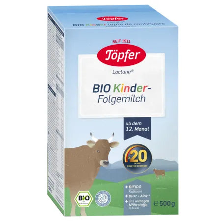 Topfer Bio Kinder Organic lapte praf pentru 12 luni+, 500 g  Imagine principală a produsului