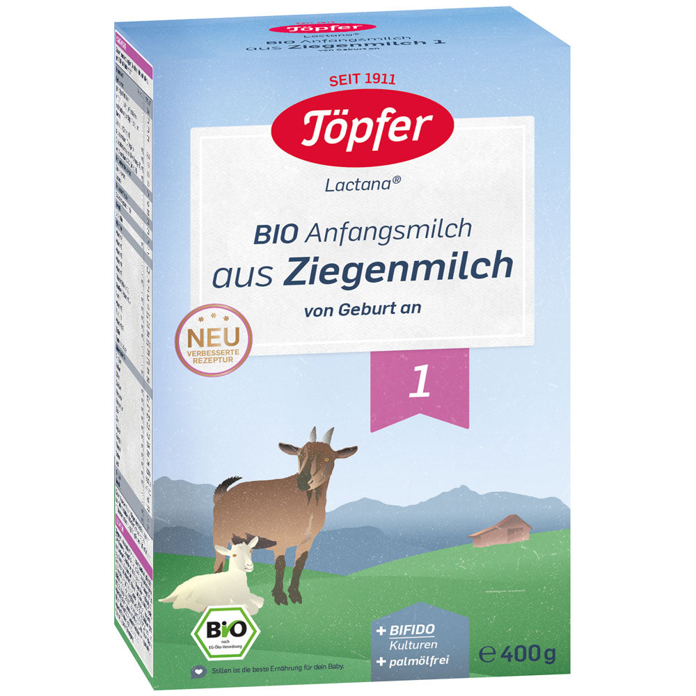Topfer Bio lapte praf de capra 1 de la nastere 400 g Imagine principală a produsului