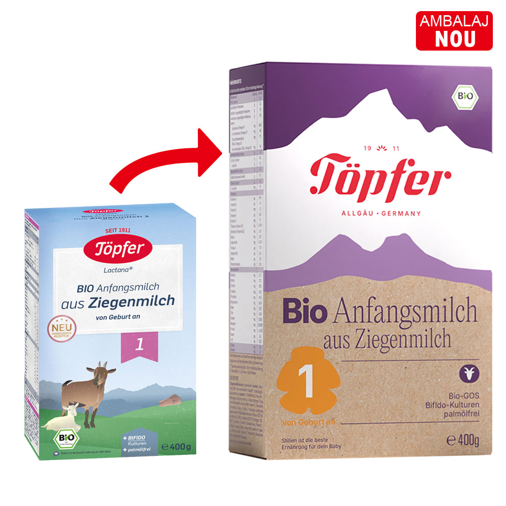 Topfer formula de lapte praf de capra 1 Bio de la nastere 400 g