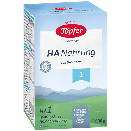 Topfer formula de lapte praf HA1 de la nastere 600 g