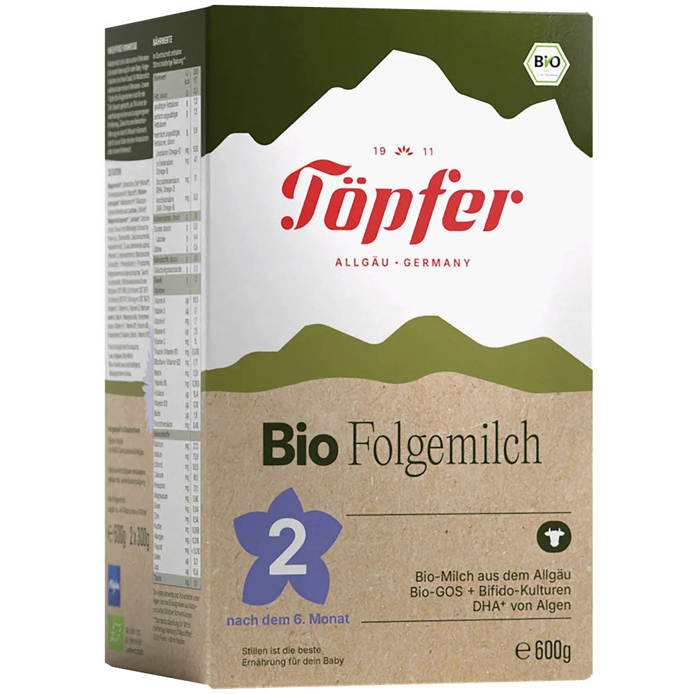 Topfer Lactana Bio2 lapte praf pentru 6 luni+, 600 g 