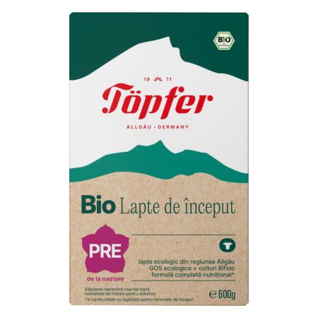 Topfer lapte praf Bio Pre Lactana 0m+ 600 g