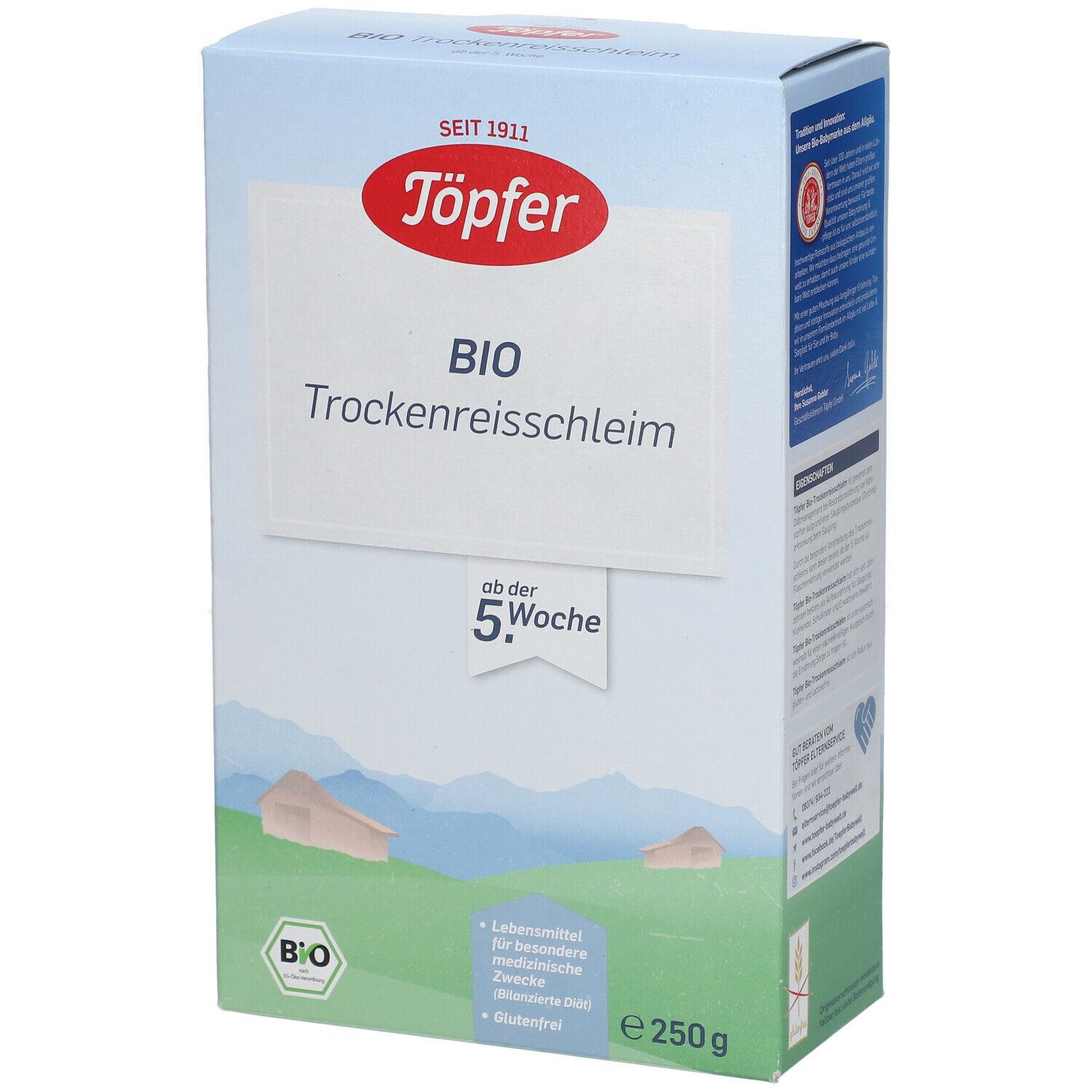 Topfer Bio cereale orez instant de la 5 saptamani, 250 g 6022403