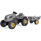 Smoby tractor cu pedale si remorca Stronger XXL 3 ani+ Gri